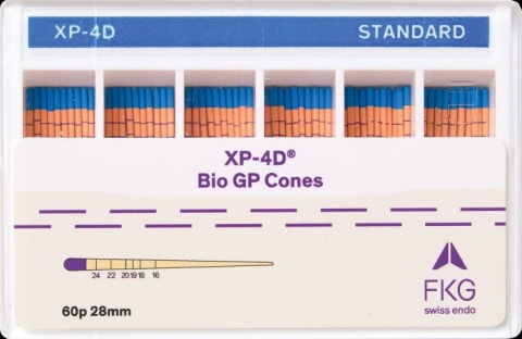 FKG TotalFill XP-4D Bio GP - ćwieki gutaperkowe FKG TotalFill XP-4D Bio GP - ćwieki gutaperkowe