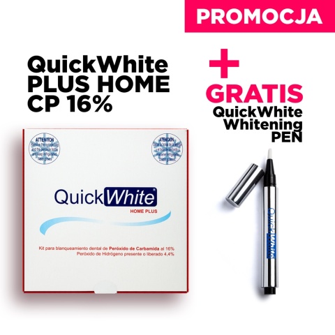 QuickWhite HOME PLUS CP 16% - system do wybielania 10 strzykawek