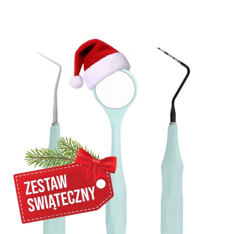 ERGOform Set - Lusterko Relax, Sonda Perio, Zgłębnik ERGOform - miętowy