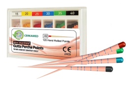 Gutaperka Cerkamed Taper .02 120 szt.
