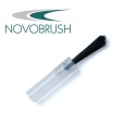 NOVOBRUSH Pędzelek, medium, przezroczysty/czarny, ostry koniec, 10mm, 100 szt.