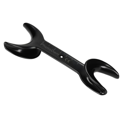PHOTODENT Rozwierak do policzków i ust V / C stalowy czarny