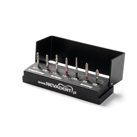 Zestaw do preparacji pod inlay/onlay, licówki i korony pełnoceramiczne